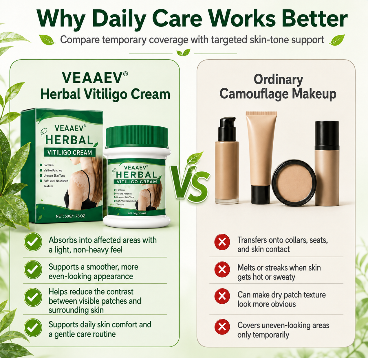 VEAAEV® Herbal Vitiligo Cream