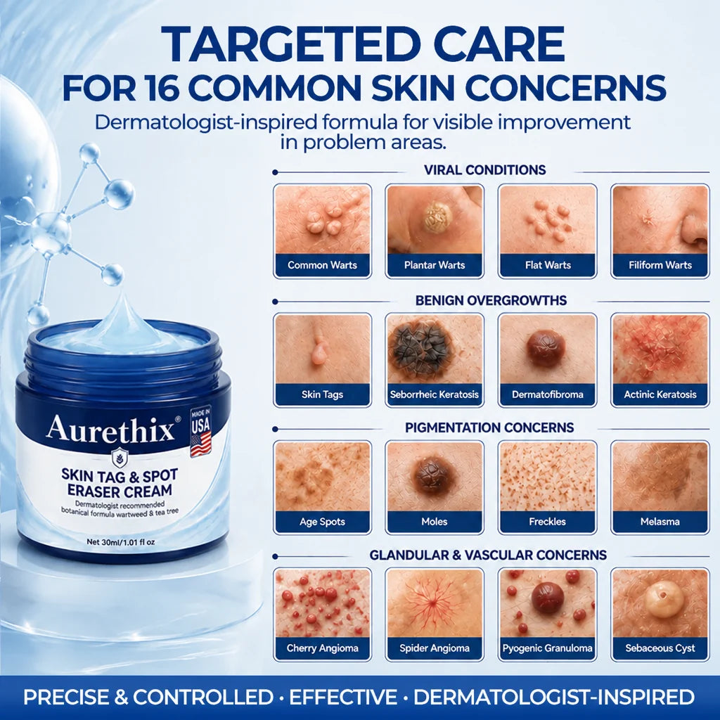 🔥Limited Time 50% OFF🔥 AurethixB7-Day Skin Tag & Spot Eraser Cream